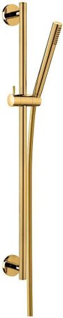 Душевой гарнитур Paffoni Life ZSAL135HGSP золото медовое брашированное, артикул ZSAL135HGSP