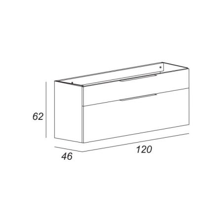 Мебель для ванной CEZARES URBAN 120, артикул 50135