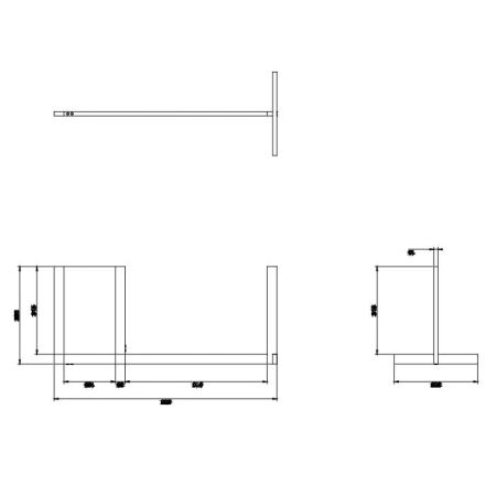GESSI  INVERSO ACCESSORIES Напольный держатель для полотенец, цвет: Warm Bronze Br PVD, артикул 20939#726