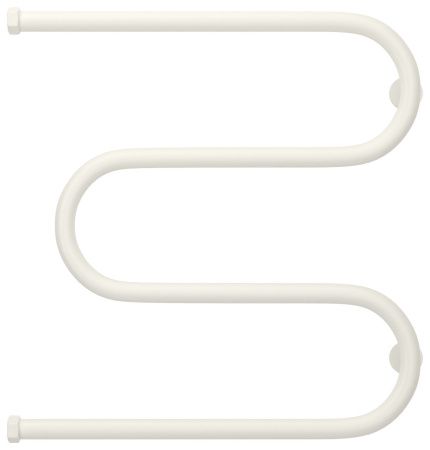 Полотенцесушитель водяной "М-обр.+" 600х600 Н. Г. 1" (Матовый Белый)