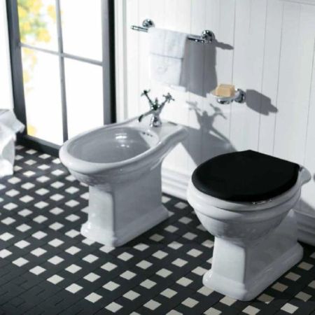 SIMAS Lante Биде напольное с 1 отверстием под смеситель, 39х58см, цвет белый