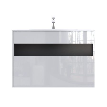 M8FFUX1001WG Func, База с нишей, 1 ящик (pull-out), 100 см, цвет белый глянец M8FFUX1001WG Func, База с нишей, 1 ящик (pull-out), 100 см, цвет белый глянец