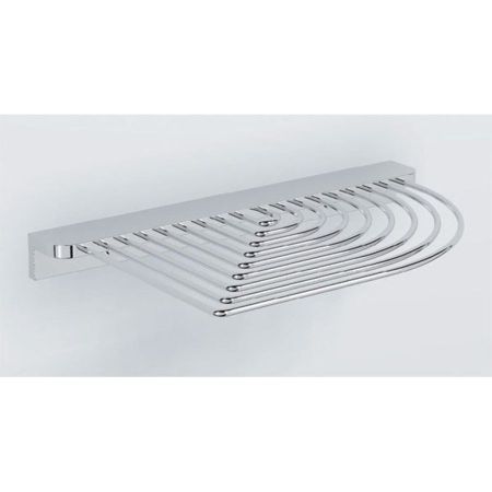 Угловая полочка SMART из проволоки, латунь, 200x20x123 мм, хром, Sapho, артикул 70360