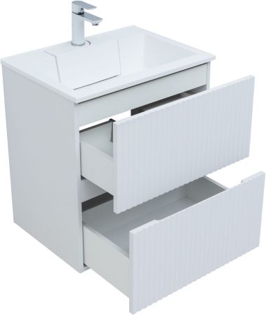 Тумба под раковину Aquanet Джейн 60 белый матовый, артикул 00313284