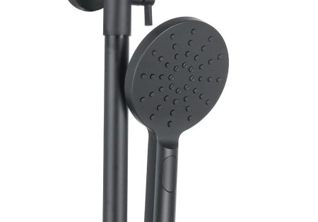 Душевая система 3jet 250мм AQUATEK, матовый черный AQ2060MB, артикул AQ2060MB