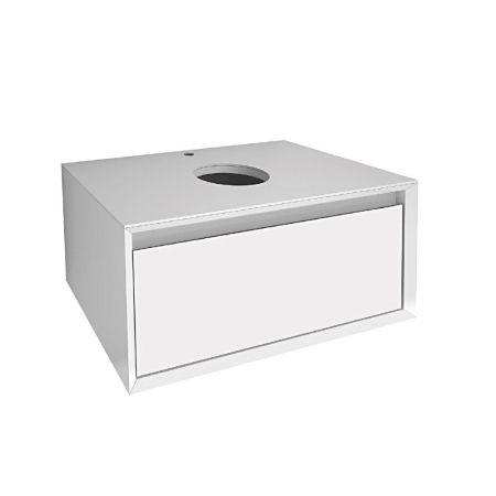 Тумба под раковину подвесная Dreja Insight 80 см, белый, артикул 99.9200