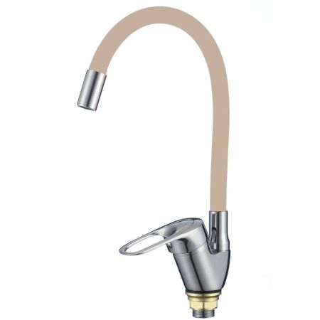 Смеситель для кухни с гибким изливом Fmark FM4104-12, хром