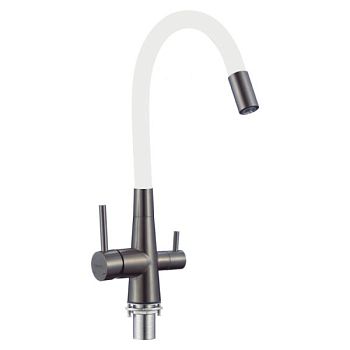 Смеситель для кухни с подключением к фильтру Fmark FS1062-Q02, графит