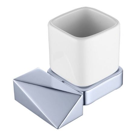 Настенный стакан д/зубных щеток NEW VENTURO хром, артикул 10314-CR