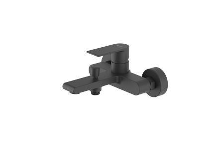 Смеситель для ванны AQUATEK, матовый черный AQ1440MB ЛИРА, артикул AQ1440MB