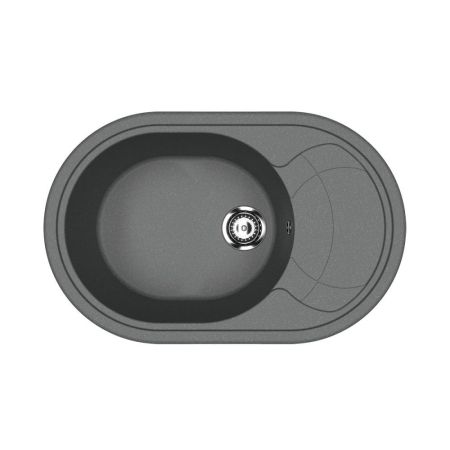 Кухонная мойка Ulgran U-610-343, антрацит, артикул U-610-343