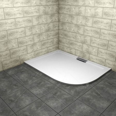 Душевой поддон асимметричный RGW GWS-41L Белый (900x1200)