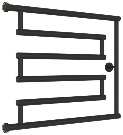 Полотенцесушитель водяной High-Tech model "L+" 500х650 (МУАР Темный Титан)