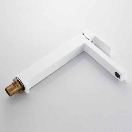 Смеситель для раковины высокий Rose R18C R1811C-1, белый