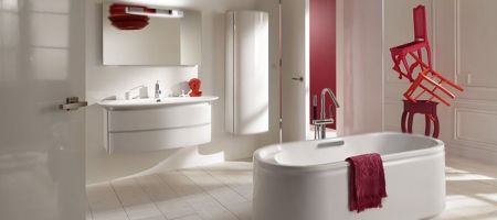 E97344-CP смеситель для ванны STILLNESS, напольный, ручной душ, шланг (хром), артикул E97344-CP