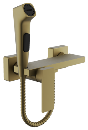 Гигиенический душ со смесителем BELZ B55653-5, матовое золото, артикул B55653-5
