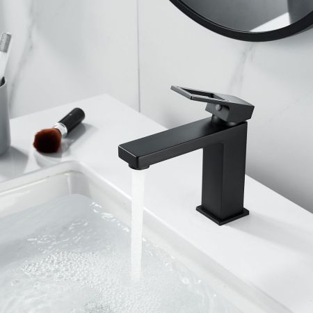 Смеситель для раковины Raffine F0196H, черный, артикул F0196H