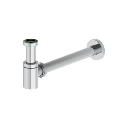 Сифон, Carimali, Универсальный, для раковин, размер ввод/отвод-1 1/4", материал-латунь, цвет-хром, артикул 70400-CR