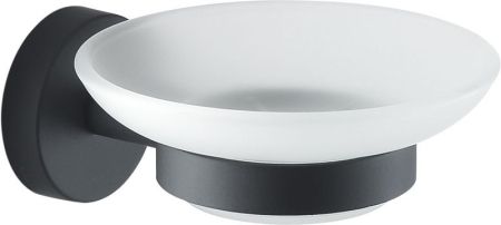 Gedy Eros, настенная стеклянная мыльница, цвет черный матовый, артикул 2311(14)