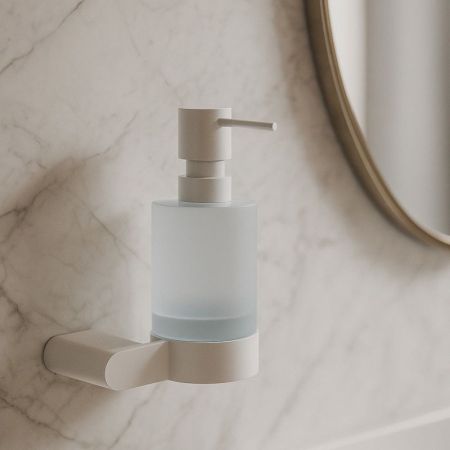 Дозатор жидкого мыла Knotlor LD102WY, белый, артикул LD102WY