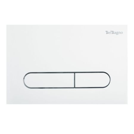 Кнопка смыва BelBagno PROSPERO, цвет-белый, артикул BB004-PR-BIANCO