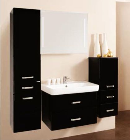 Тумба под раковину АКВАТОН АМЕРИНА 76 1A137701AM010 (подвесная, белый глянец), шт, артикул 1A137701AM010