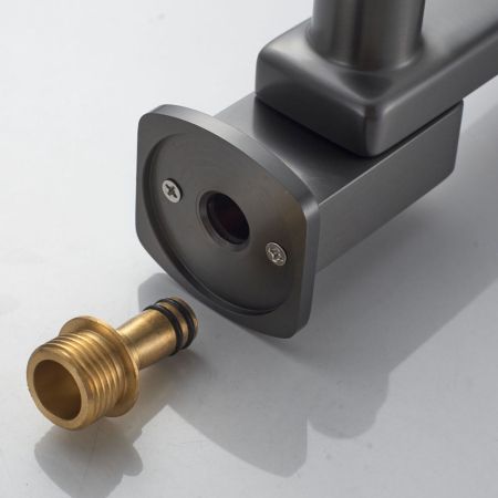 Душевая система встраиваемая Shevanik S9935T, оружейная сталь