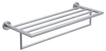 Gedy Project, полка для полотенец, цвет зачищенный хром