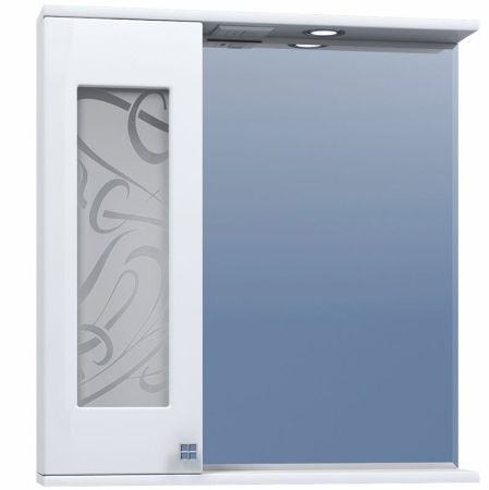 Зеркало со шкафом Vigo Provans 70 L с подсветкой Белое