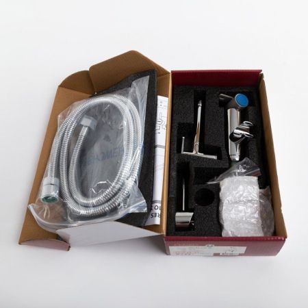 RELAX-DIF-NOP Гигиенический душ со смесителем, черный матовый, артикул RELAX-DIF-NOP