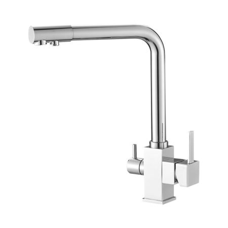 Смеситель для кухни с подключением фильтра G.Lauf GEP18-A076, хром