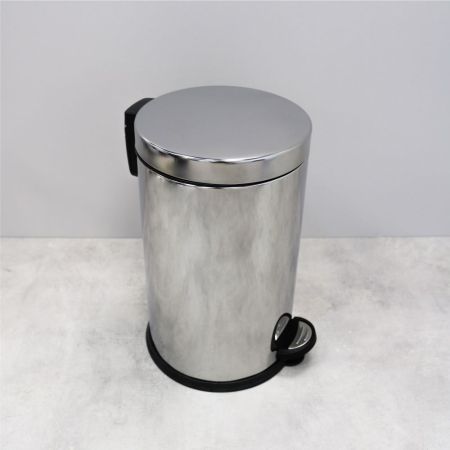 Ведро для мусора FIXSEN HOTEL FX-34024N, хром, артикул FX-34024N