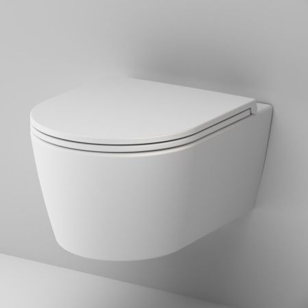 C8F1700MWSC Func подвесной унитаз 49 см FlashClean с сиденьем микролифт, бел мат