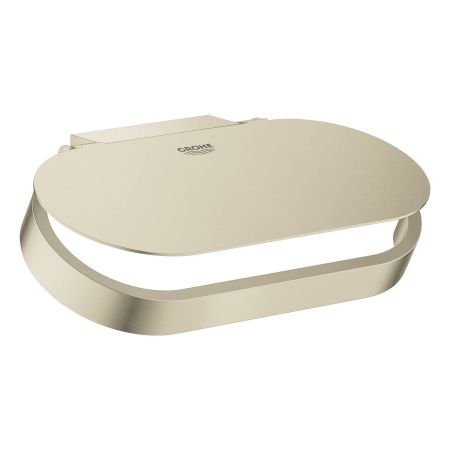 Держатель для туалетной бумаги GROHE Selection, с крышкой, никель матовый (41069EN0), артикул 41069EN0