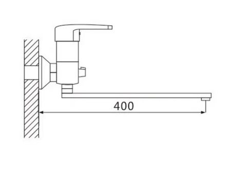 Смеситель для ванны Shevanik S5022, хром