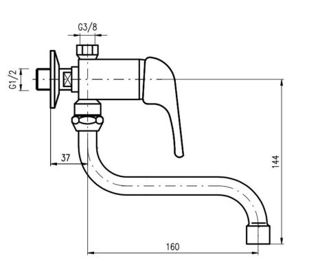 Смеситель универсальный Rav Slezak E001.1/21