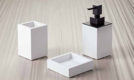 Stil Haus Rail, настольная мыльница, цвет белый, артикул 1350(BI)