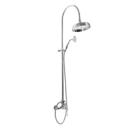 Душевая стойка со смесителем, верхним и ручным душем CEZARES MARGOT-CD, артикул MARGOT-CD-01-Bi