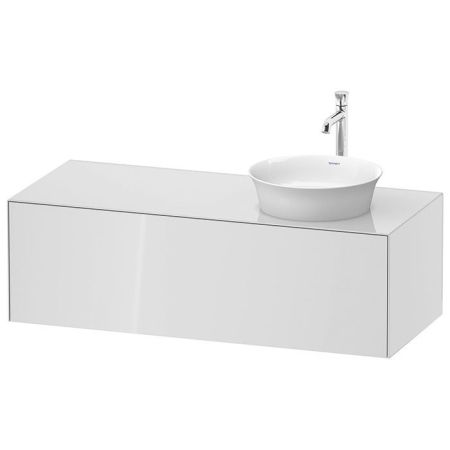 Duravit White Tulip Тумбочка подвесная,  408x1300x550 мм, 1 выдвижной ящик, цвет: белый высокоглянцевый, артикул WT4977R8585