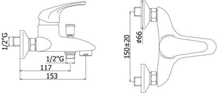 Набор смесителей Paffoni Nettuno Due 3 в 1 (сет 1), артикул 00255119