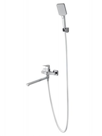 Смеситель для ванны WONZON & WOGHAND FLEX, Хром (WW-639906-CR), артикул WW-639906-CR