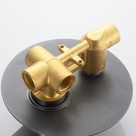 Душевая система встраиваемая Shevanik S4135T, оружейная сталь, артикул S4135T