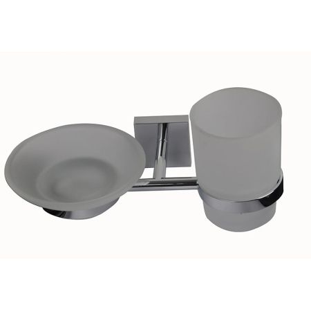 Стакан для зубных щеток с мыльницей Iddis Edifice EDIMBG0i57 Хром, артикул EDIMBG0i57