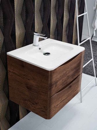 Тумба под раковину Vincea Roberta VMC-1R600RW подвесная R.Wood, артикул VMC-1R600RW