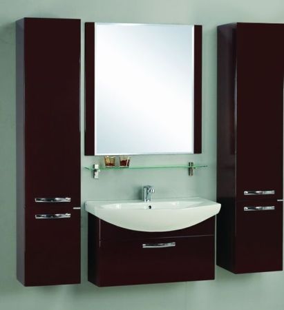 Тумба под раковину АКВАТОН АРИЯ 76 1A141701AA010 (подвесная, белый глянец), шт, артикул 1A141701AA010