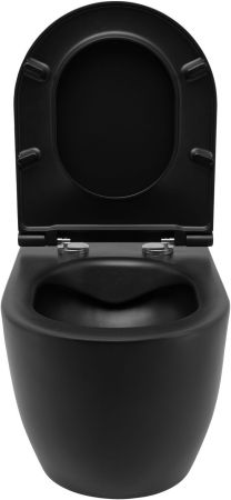 Чаша приставного унитаза Allen Brau Reality 4.32004.31 черный матовый, артикул 4.32004.31