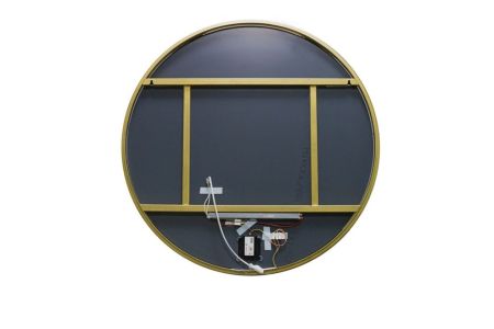 Зеркало с подсветкой ART&MAX ASTI  AM-Ast-800-DS-FNC-Gold, артикул AM-Ast-800-DS-FNC-Gold