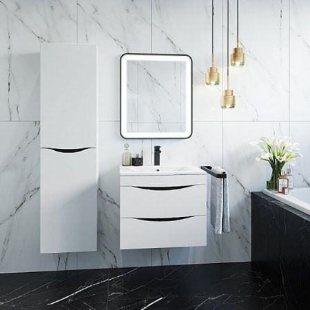 Тумба с раковиной Iddis Cloud 80 подвесная Белая, артикул CLO80W0i95K