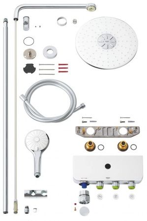 Душевая система GROHE Euphoria SmartControl 310 DUO с термостатом для душа, белая луна (26507LS0) Душевая система GROHE Euphoria SmartControl 310 DUO с термостатом для душа, белая луна (26507LS0)