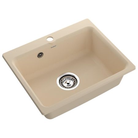 Кухонная мойка GranFest SMART 520, бежевый, артикул 520 бежевый